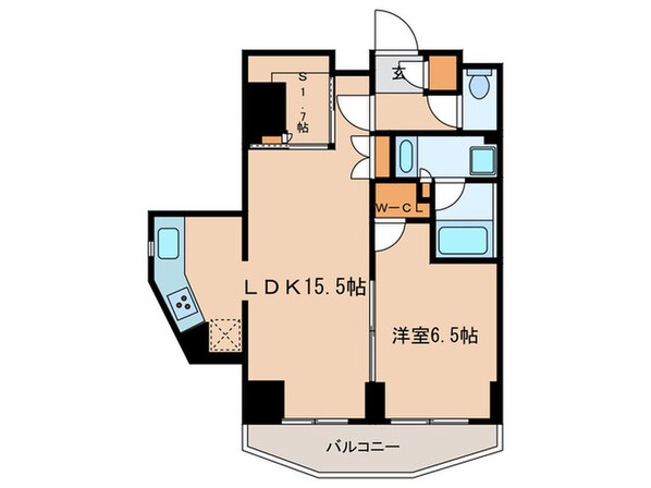 プライムメゾン市谷山伏町の物件間取画像